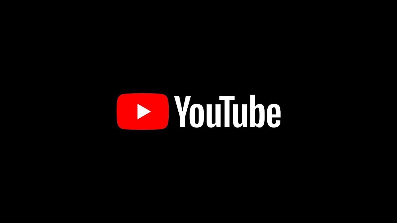 A black background with the youtube logo.